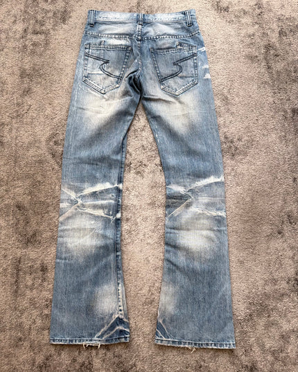 SEMANTIC DESIGN "BLUELIGHT FRACTURE" DENIM