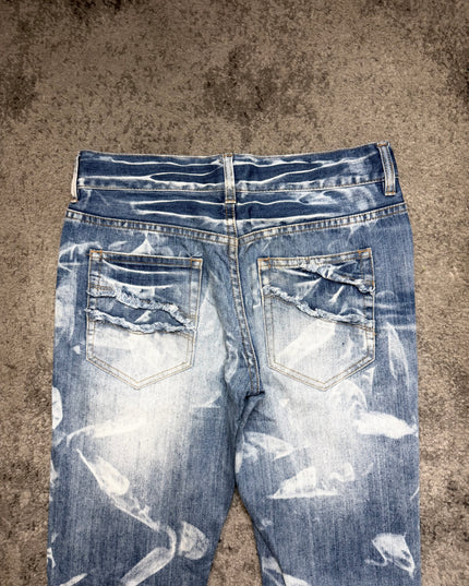GLAD NEWS "STATIC WAVES" DENIM