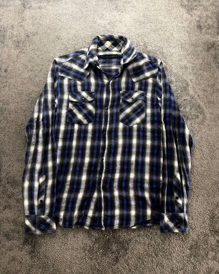 SCHLÜSSEL "BLUE STATIC" FLANNEL (M)