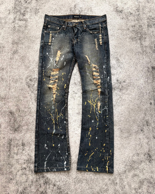 K.U.I "CHAOS PAINT" DENIM