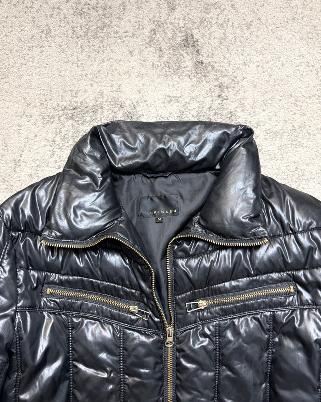 SPINASH "BLACK STATIC" PUFFER