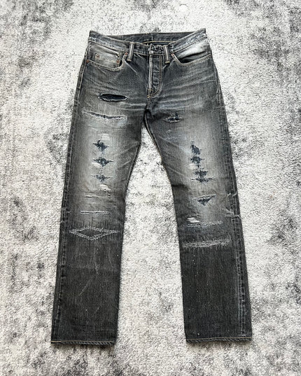 TASUKI JEANS "KOJIMA SCARS" DENIM