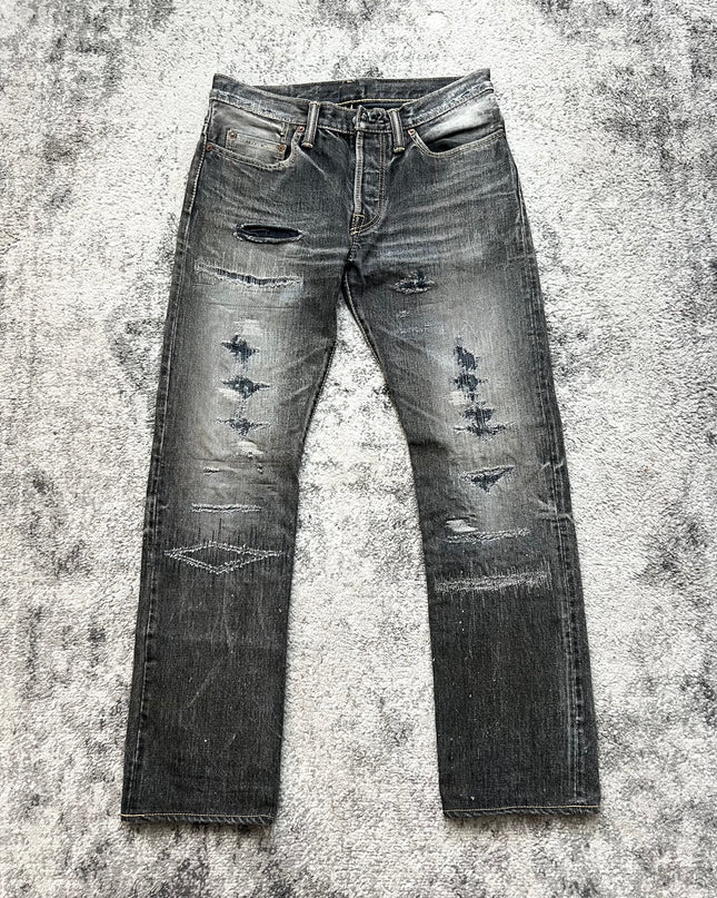 TASUKI JEANS "KOJIMA SCARS" DENIM