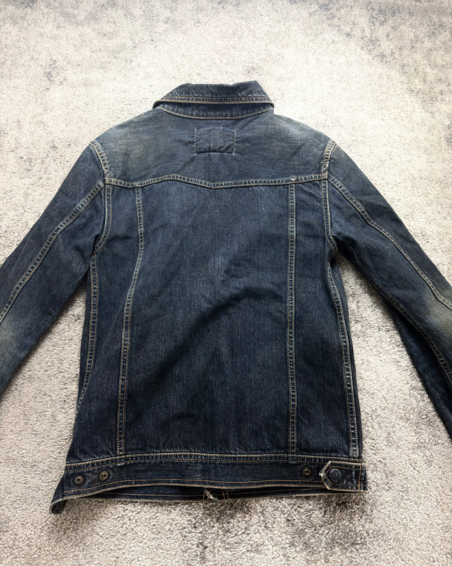 VICTIM "RAW INDIGO" DENIM JACKET (M)