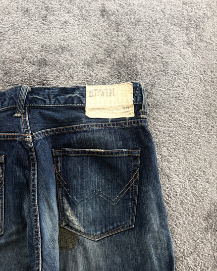 EDWIN XV "REPAIRED FADE" DENIM (S-M)