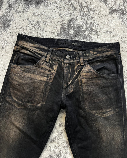 KEY GOLD WAX DENIM