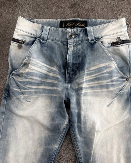 KARL KANI "ICE WASH WAVE" DENIM