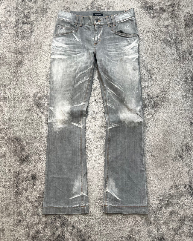 MICHEL KLEIN "SILVER STATIC" DENIM