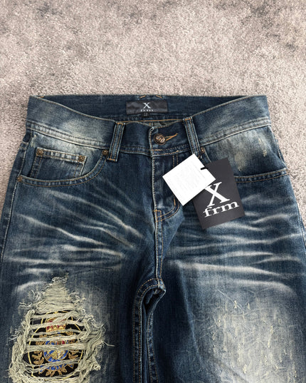 XFRM "FRACTURED INDIGO" DENIM (S)