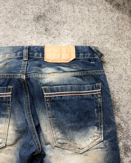 BILLVAN "DISTRESSED INDIGO" DENIM
