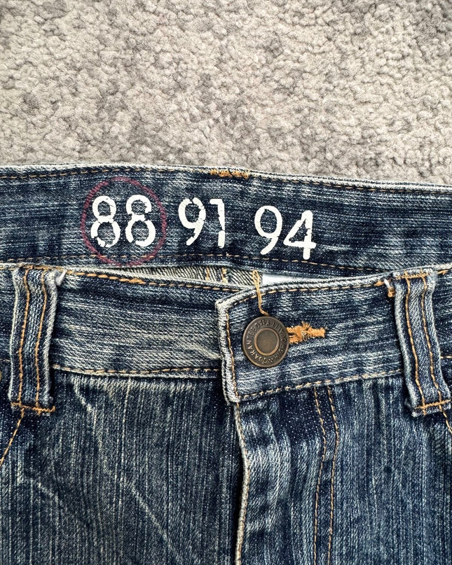 889194 "CRACKED HORIZON" DENIM