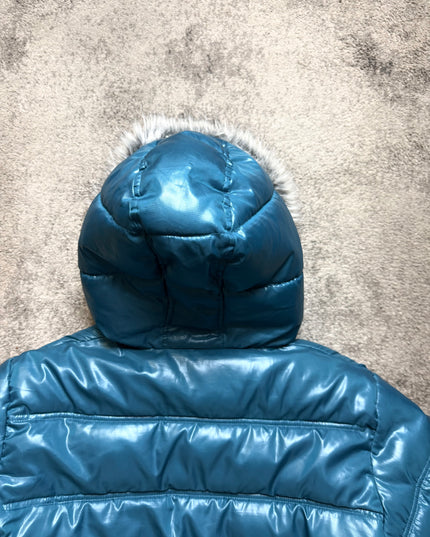 COTTON ISLAND "BLUE STATIC" PUFFER