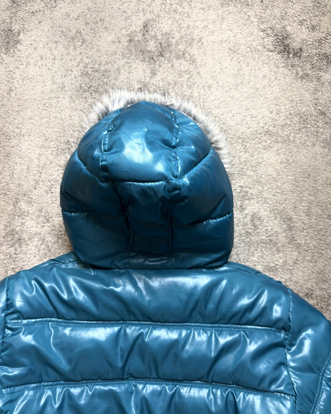COTTON ISLAND "BLUE STATIC" PUFFER