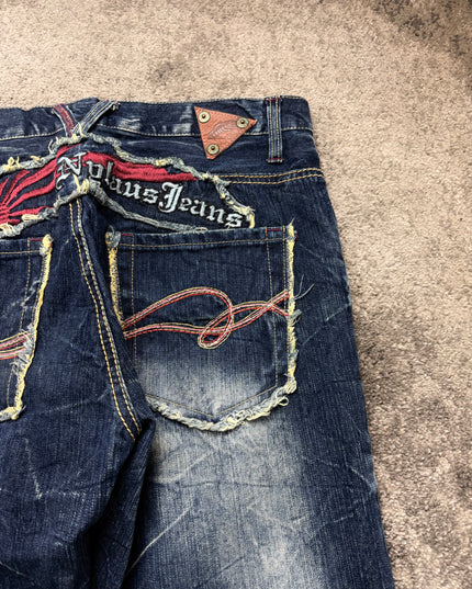 NYLAUS "MIDNIGHT STATIC" DENIM