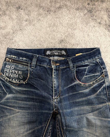 RED PEPPER "UNDERGROUND LOGO" DENIM