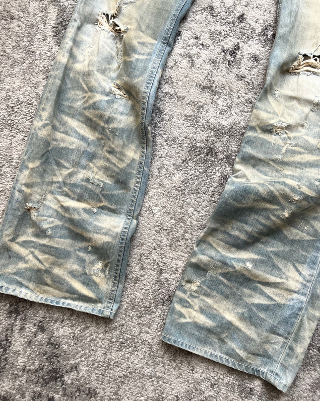 OFF THE NEIGE "BLEACH BURN" DENIM