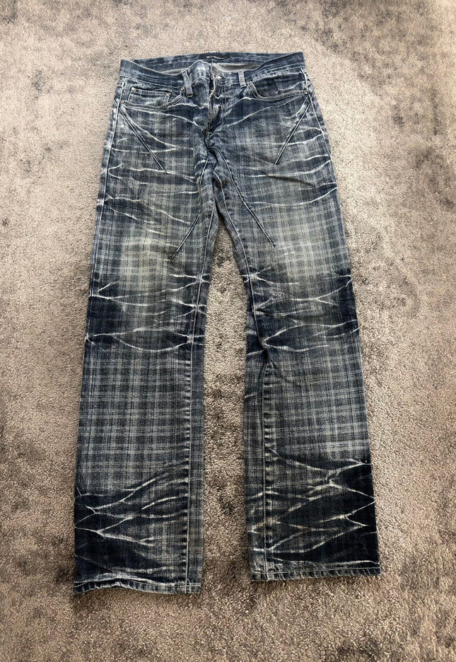 ROOT THREE "GHOST GRID" DENIM