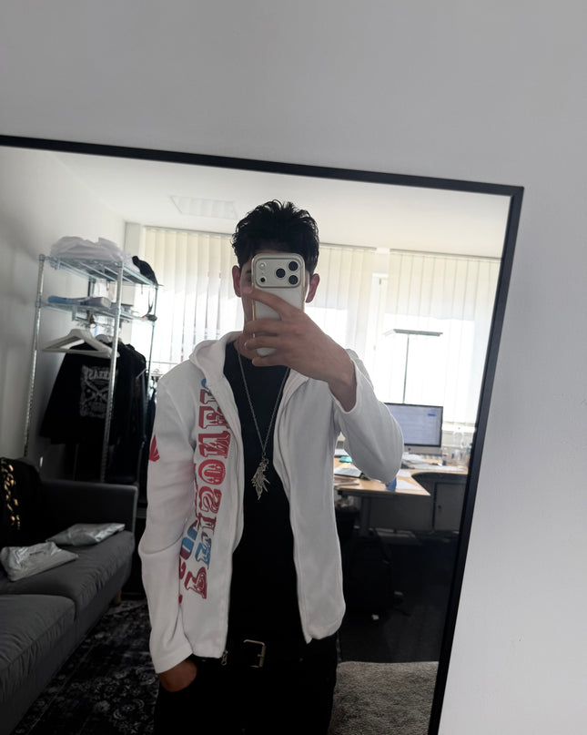 INTHEATTIC "WRONG ENGLISH" ZIP HOODIE (S)
