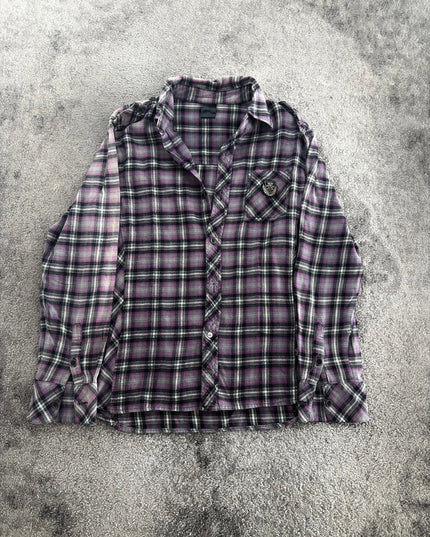 RUSS K "MIDNIGHT AMETHYST" FLANNEL (M)