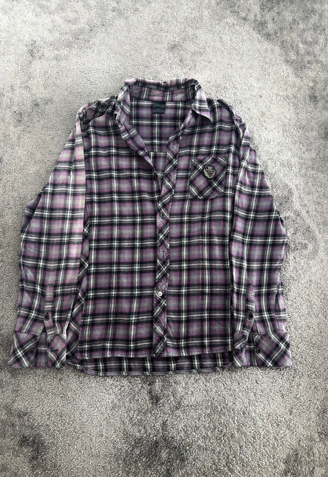 RUSS K "MIDNIGHT AMETHYST" FLANNEL (M)
