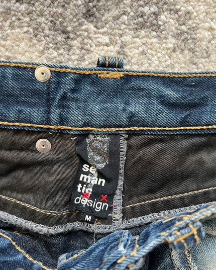 SEMANTIC DESIGN ZIP DENIM