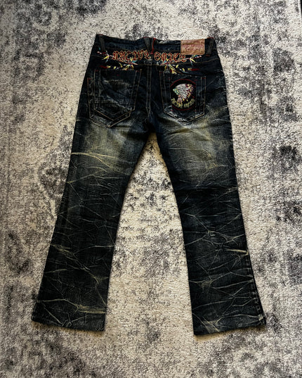 SKY BOMBER GRAPHIC DENIM