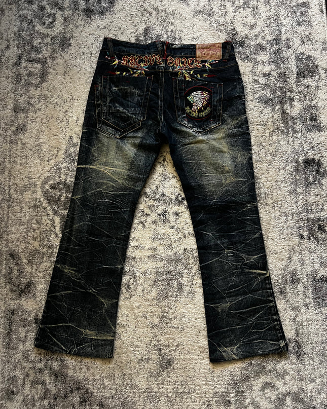 SKY BOMBER GRAPHIC DENIM