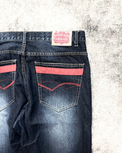 AMORE PURO "CRIMSON FADE" DENIM
