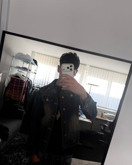 XFRM "SUNFADE TRUCKER" DENIM JACKET (S-M)