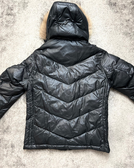 HITMAKER "BLACK PADDED" FUR PUFFER