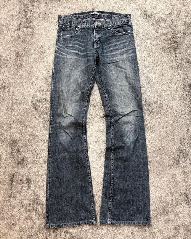 LONDON DENIM "SHADOW FLARE" DENIM