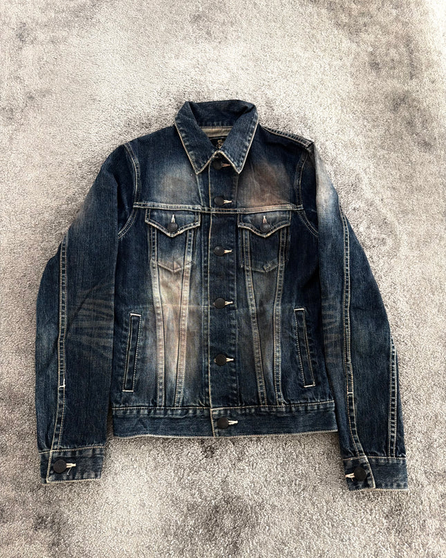 MURDER LICENSE "BURN FADE RIDER" DENIM JACKET