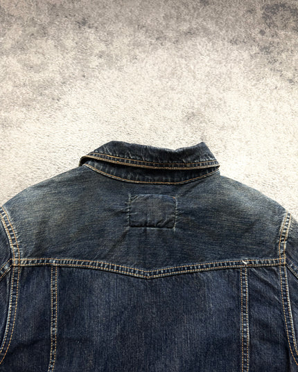 VICTIM "RAW INDIGO" DENIM JACKET (M)