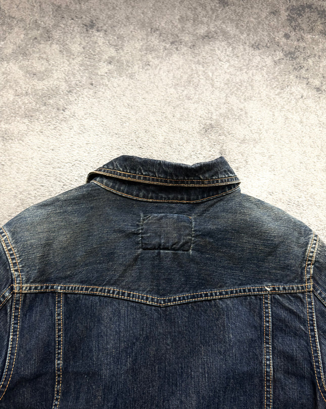 VICTIM "RAW INDIGO" DENIM JACKET (M)