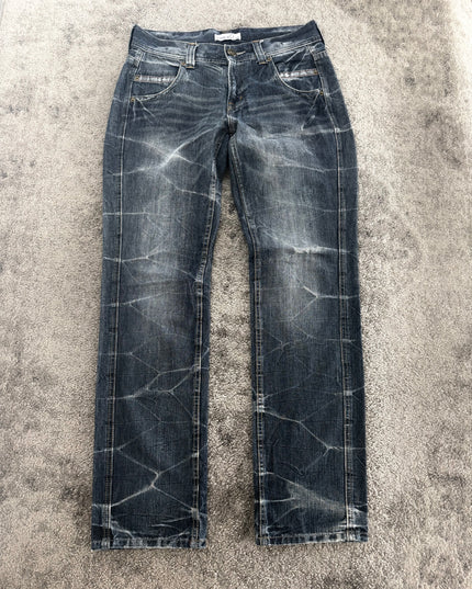 SUPERUBIS "CRACKED NIGHT" DENIM (L)
