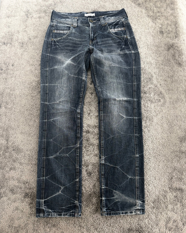 SUPERUBIS "CRACKED NIGHT" DENIM (L)