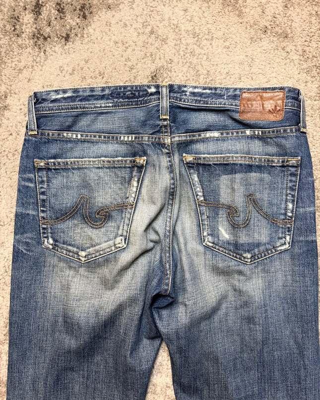 ADRIANO GOLDSCHMIED "PAINT-STAINED" DENIM