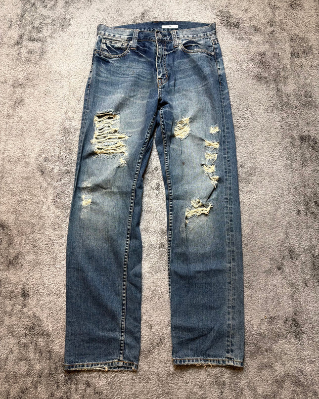 HARE "FRACTURED INDIGO" DENIM