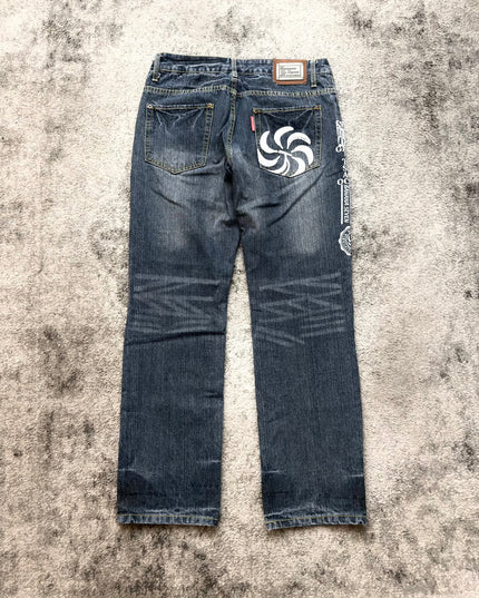 BANANA SEVEN "REBEL SCRIPT" DENIM