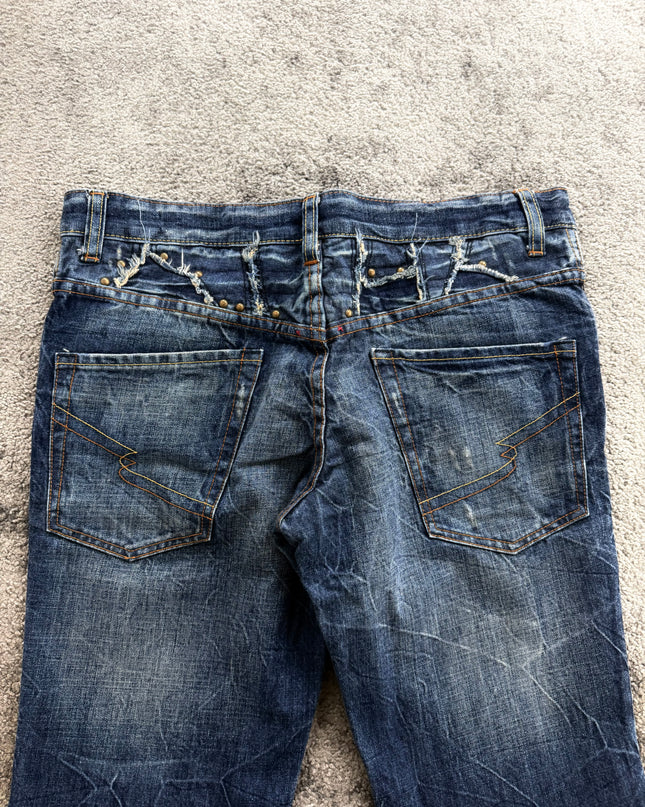 SEMANTIC DESIGN "STUDDED CHAOS" DENIM (M)
