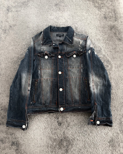 LOWBOX "SHADOW BURN" DENIM JACKET