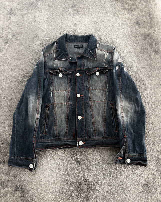 LOWBOX "SHADOW BURN" DENIM JACKET