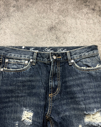 LOVER AUX "PAINTED RUINS" DENIM