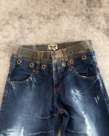 NYLAUS "INDUSTRIAL FADE CODE" DENIM (S-M)