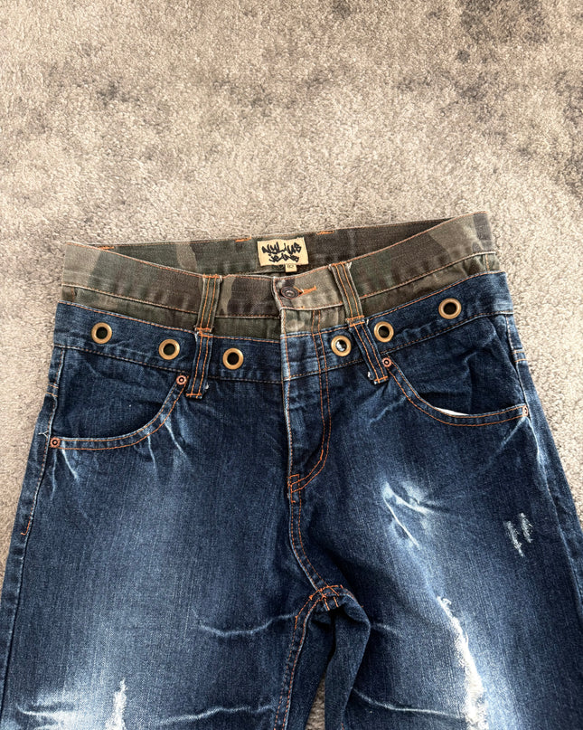 NYLAUS "INDUSTRIAL FADE CODE" DENIM (S-M)