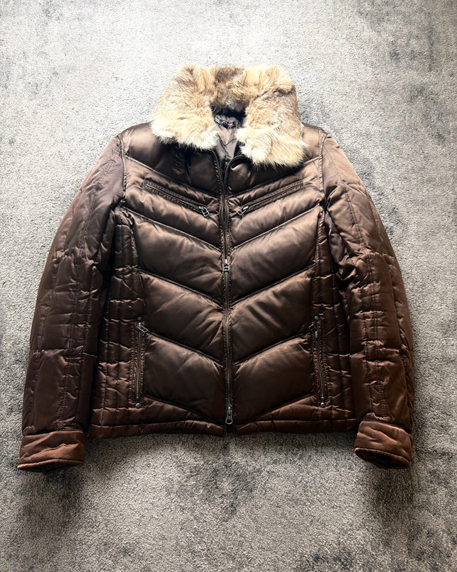 MICHEL KLEIN "FUR-TRIM" PUFFER