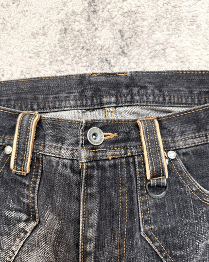 NICOLE CLUB "BROKEN LINE" DENIM