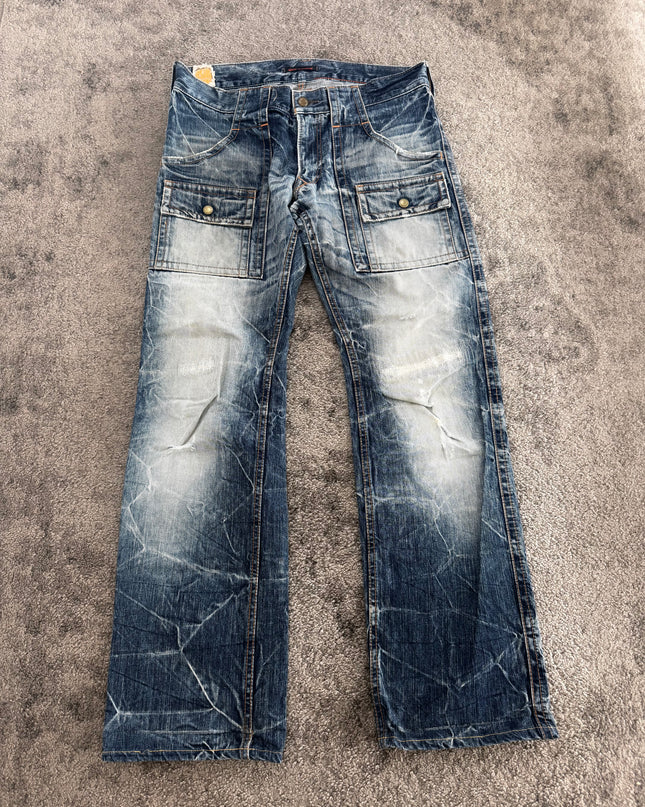 BLUE WAY "CARGO FADE SPECTRUM" DENIM (M)
