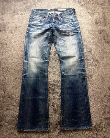 ADRIANO GOLDSCHMIED "FADED INDIGO" DENIM (M)