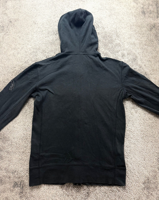 RUSS K "MIDNIGHT CREST" ZIP HOODIE (S-M)
